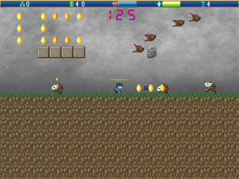 アクションエディター非公式サンプルゲーム Gameplay